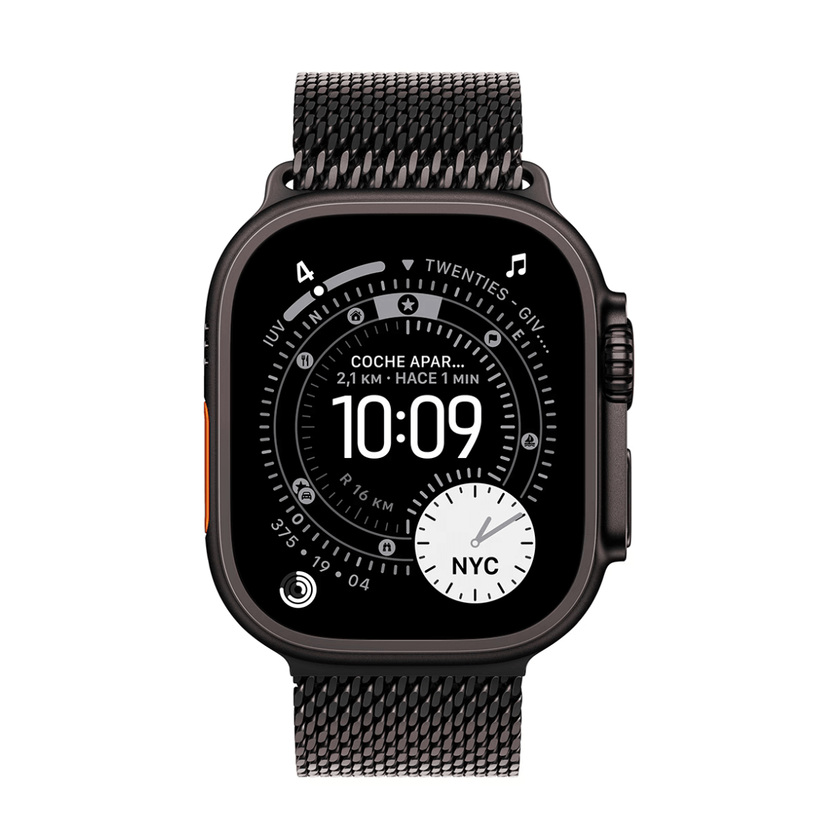 APPLE WATCH ULTRA 3 GPS + CELLULAR 49MM TITANIO NEGRO CON CORREA MILANESE LOOP EN TITANIO NEGRO - TALLA M | Wearables