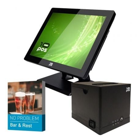 BUNDLE GESTION HOSTELERIA TPV 10POS GESTION HOSTELERIA/ INTEL J1900/ 4GB/ 64GB SSD/ 15"/ TACTIL