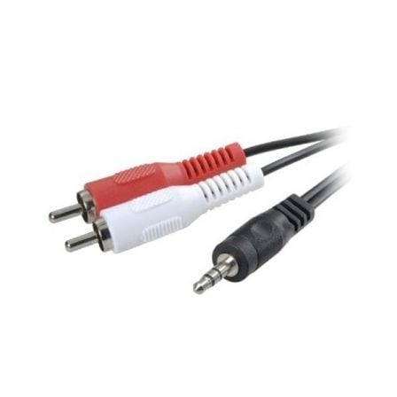 CABLE ESTEREO 3GO CA101/ JACK 3.5 MACHO - 2X RCA MACHO/ 2M | Cables de audio