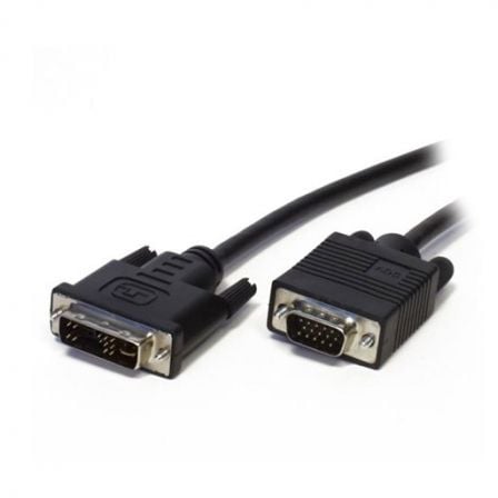 CABLE DVI 3GO CDVIVGA/ DVI-I MACHO - HD DSUB MACHO/ 2M/ NEGRO | Cables vga - dvi - displayport