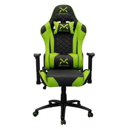 SILLA GAMING DROXIO TROUN/ VERDE Y NEGRA