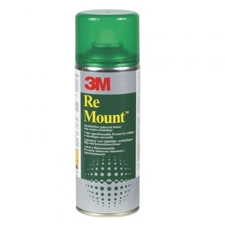 PEGAMENTO EN SPRAY 3M RE MOUNT/ CAPACIDAD 400ML