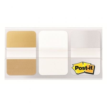 DISPENSADOR DE MARCADORES POST-IT INDEX SCOTCH - 3M/ 2.4 X 3.8CM/ POST-IT 3 X 12 | Celo, post-it, gomas elsticas