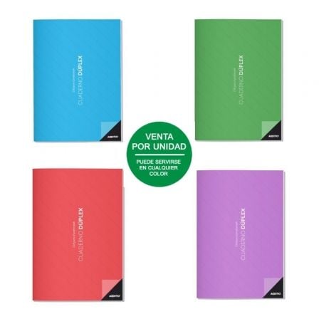 CUADERNO DUPLEX PROFESORADO ADDITIO P142/ 112 HOJAS/ A4/ COLORES SURTIDOS