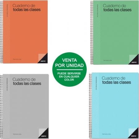 CUADERNO TODAS LAS CLASES PROFESORADO ADDITIO P222/ 136 HOJAS/ 22.5 X 31CM/ COLORES SURTIDOS