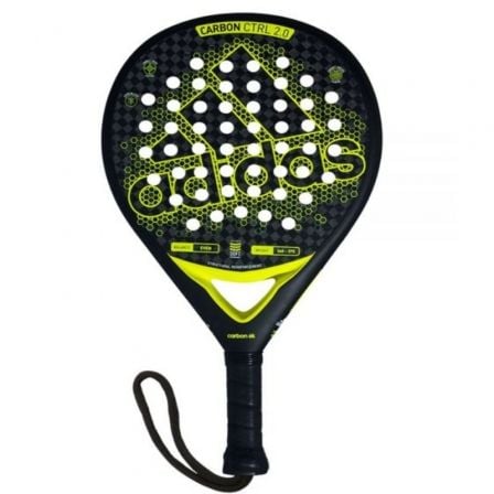 PALA DE PADEL ADIDAS CARBON CTRL 2.0/ NEGRA Y VERDE