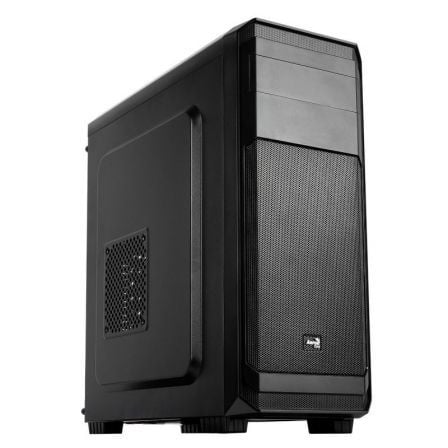 CAJA SEMITORRE AEROCOOL AERO 300 NEGRA - ATX -  1*5.25 / 2*3.5 / 3*2.5 - SOPORTA REFRIGERACION LIQUIDA - 1*USB 3.0/2*USB 2.0 - C