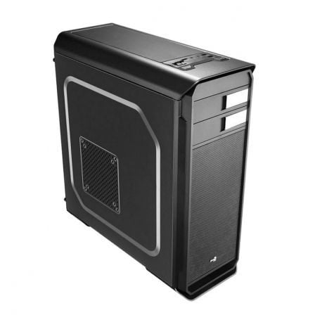 CAJA SEMITORRE AEROCOOL AERO 500 NEGRA - 2X 5.25 / 4X 3.5 / 2X 2.5 - VGA MAX. 374MM - 1X USB 3.0 - CONTROL VENTILADOR - ATX / MI