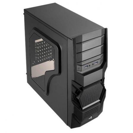 CAJA SEMITORRE AEROCOOL CYCLOPS ADVANCE NEGRA - 2X 5.25 / 4X 3.5 / 2X 2.5 - VGA MAX. 390MM - 2X USB 3.0 - ATX / MICRO ATX / MINI