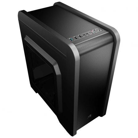 CAJA MICROTORRE AEROCOOL QS-240 - 1XUSB 3.0 - 2XUSB2.0 - VENTILADOR 12CM - BAHIAS 2X3.5 / 3X2.5 - COMPATIBILIDAD MICRO ATX / MIN