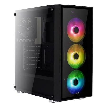 CAJA SEMITORRE AEROCOOL QUARTZRGB - USB 3.0  / 2* USB 2.0 - 3 MODOS LED(REQUIERE P7H1 PARA FUNCION LED )- ATX/MICRO ATX/MINI ITX