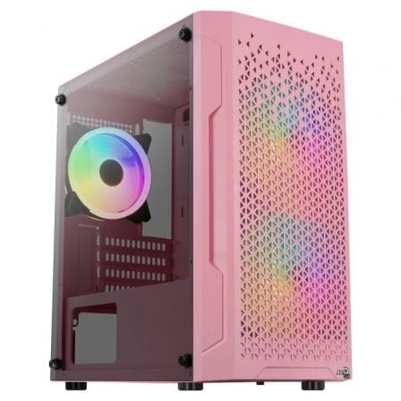 CAJA GAMING MINITORRE AEROCOOL TRINITY MINI V3/ ROSA