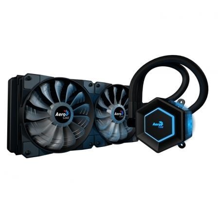 SISTEMA DE REFRIGERACION LIQUIDA AEROCOOL P7L240 - ILUMINACION RGB - RADIADOR 2 VENTILADORES - SOCKET INTEL/AMD SEGUN ESPECIFICA