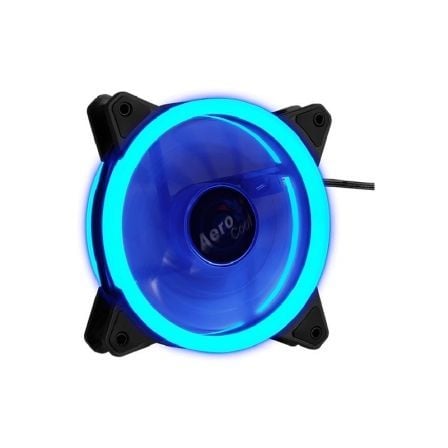 VENTILADOR AEROCOOL REV BLUE - 12CM - 1200RPM - 15.1DBA - COJINETE HIDRAULICO - LED AZUL