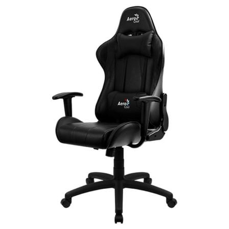 SILLA GAMER AEROCOOL AC100 AIR BLACK - MARCO DE METAL - RESPALDO AJUSTABLE - TECNOLOGIA AIR - PISTON GAS CLASE 3 - HASTA 150KG