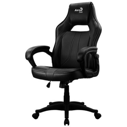 SILLA GAMER AEROCOOL AC40C AIR BLACK - MARCO DE MADERA - ALTURA ASIENTO AJUSTABLE - TECNOLOGIA AIR - PISTON GAS CLASE 3 - HASTA