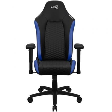 SILLA GAMING AEROCOOL CROWN/ AZUL Y NEGRA