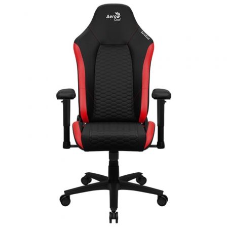 SILLA GAMING AEROCOOL CROWN/ ROJA Y NEGRA