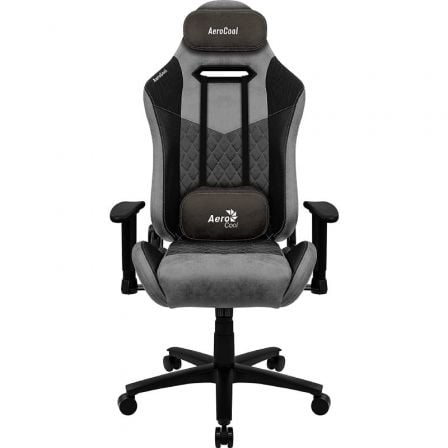 SILLA GAMING AEROCOOL DUKE/ NEGRO CENIZA