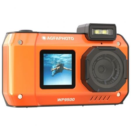 CAMARA DIGITAL DEPORTIVA AGFAPHOTO REALISHOT WP9500/ 24MP/ NARANJA