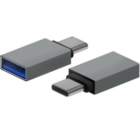 ADAPTADOR USB 3.2 AISENS A108-0718/ USB HEMBRA - USB TIPO-C MACHO/ GRIS |