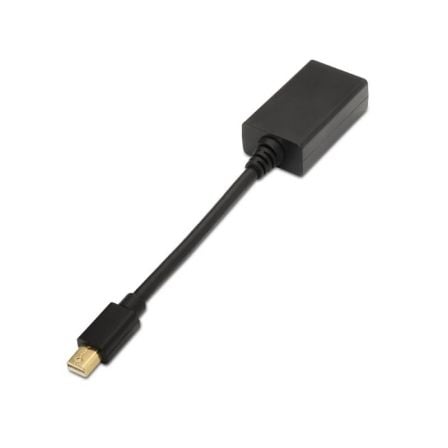 CABLE CONVERSOR AISENS A125-0137/ MINI DISPLAYPORT MACHO - HDMI HEMBRA/ 15CM/ NEGRO | Cables vga - dvi - displayport