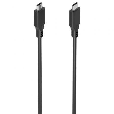 CABLE USB 3.2 TIPO-C AISENS A107-0874 20GBPS 5A 100W/ USB TIPO-C MACHO - USB TIPO-C MACHO/ HASTA 100W/ 2M/ GRIS