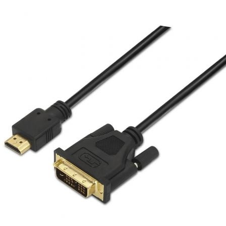 CABLE HDMI AISENS A117-0090/ DVI MACHO - HDMI MACHO/ 1.8M/ NEGRO | Cables hdmi