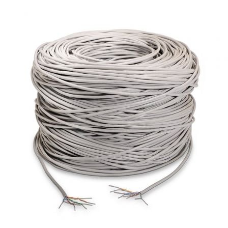 BOBINA DE CABLE RJ45 UTP AISENS A133-0214 CAT.5E/ 305M/ GRIS