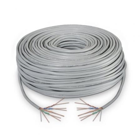 BOBINA DE CABLE RJ45 FTP AISENS A134-0224 CAT.5E/ 100M/ GRIS