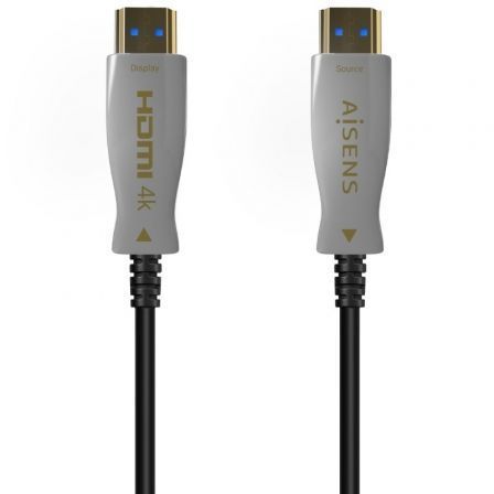 CABLE HDMI 2.0 AOC 4K AISENS A148-0699/ HDMI MACHO - HDMI MACHO/ 125M/ NEGRO