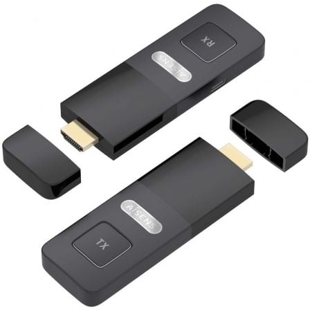 ADAPTADOR DE VIDEO INALAMBRICO HDMI A HDMI AISENS ASWL-H2K30M001-BK | Adaptadores de vdeo inalmbricos