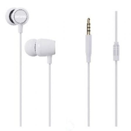 AURICULARES INTRAUDITIVOS AIWA ESTM-20WT/ CON MICROFONO/ JACK 3.5/ BLANCOS