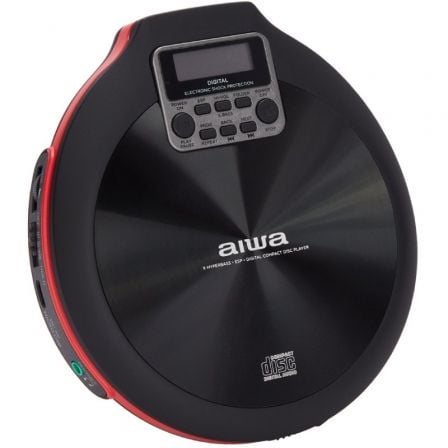 REPRODUCTOR DE CD/CDR/MP3 AIWA WALK PCD-810RD/ ROJO