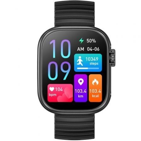 SMARTWATCH AIWA SW-A700/ NOTIFICACIONES/ FRECUENCIA CARDIACA/ NEGRO