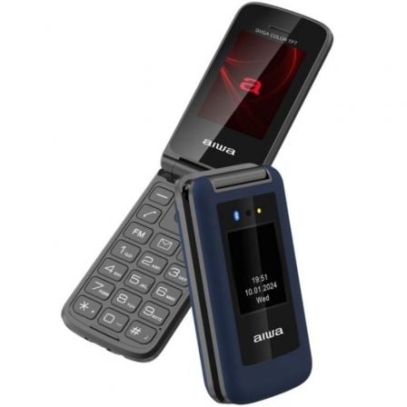 TELEFONO MOVIL AIWA FP-30-2G BL PARA PERSONAS MAYORES/ AZUL