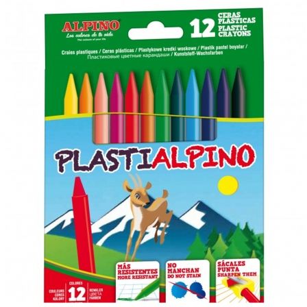 CERAS PLASTICAS ALPINO PLASTIALPINO/ 12 UNIDADES