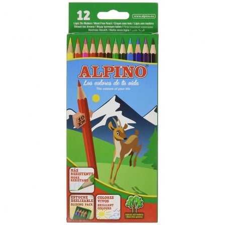 LAPICES DE COLORES ALPINO AL010654/ 12 UNIDADES