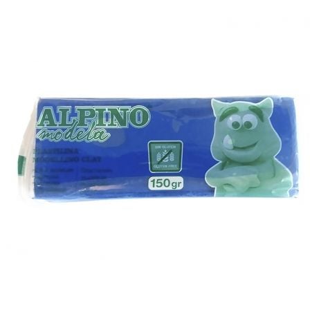 PLASTILINA ALPINO MODELA/ 150G/ AZUL