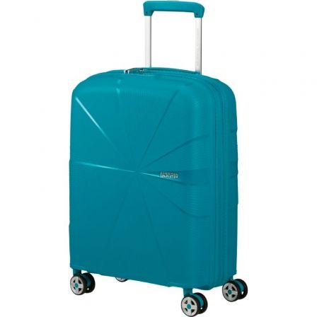 MALETA DE CABINA AMERICAN TOURISTER STARVIBE SPINNER 55CM/ 55X40X20CM/ 4 RUEDAS/ VERDIGRIS