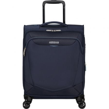 MALETA DE CABINA AMERICAN TOURISTER SUMMERRIDE SPINNER 55CM/ 55X40X23CM/ 4 RUEDAS/ AZUL MARINO