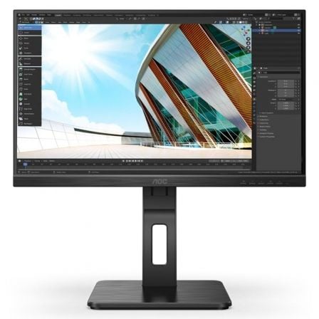 MONITOR PROFESIONAL AOC 22P2DU 21.5"/ FULL HD/ MULTIMEDIA/ NEGRO