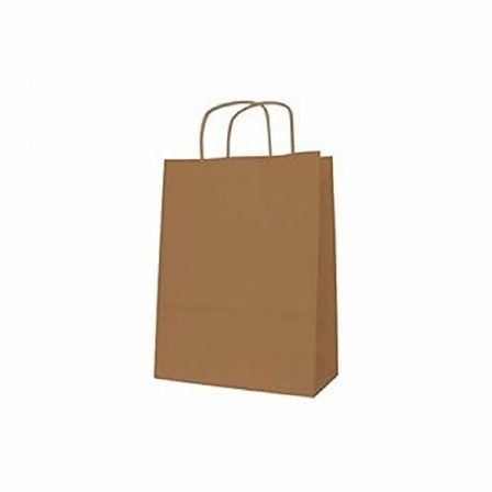 BOLSA KRAFT APLI 101852/ 180 X 80 X 210MM/ 50 UNIDADES/ MARRON