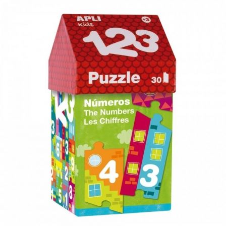 PUZLE CASITA 123 APLI KIDS 14806/ 30 PIEZAS