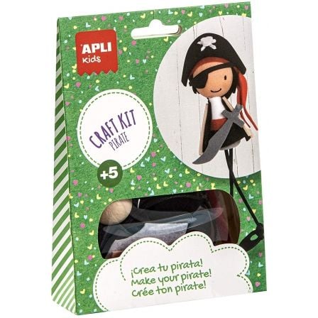 MANUALIDADES APLI KIDS CRAFT KIT PIRATA 14087 | Manualidades