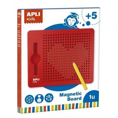 PIZARRA MAGNETICA APLI KIDS 17536/ LAPIZ AMARILLO + 10 FICHAS PARA NINOS