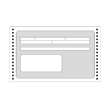 FORMULARIOS EN CONTINUO APLI 00133 - RECIBOS PLEGADOS PARA IMPRESORAS MATRICIALES Y LASER EN ZIG-ZAG - 240*97MM - 1200 UNIDADES