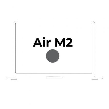 APPLE MACBOOK AIR 15" / M2 8-CORE CPU/ 8GB/ 512GB SSD/ 10-CORE GPU/ GRIS ESPACIAL