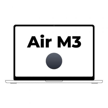 APPLE MACBOOK AIR 13,6"/ M3 8-CORE CPU/ 8GB/ 256GB SSD/ 8-CORE GPU/ MEDIANOCHE | Macbook air