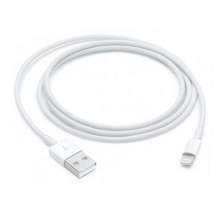 CABLE  APPLE CON CAJA CONECTOR LIGHTNING A USB - 1 METRO V2